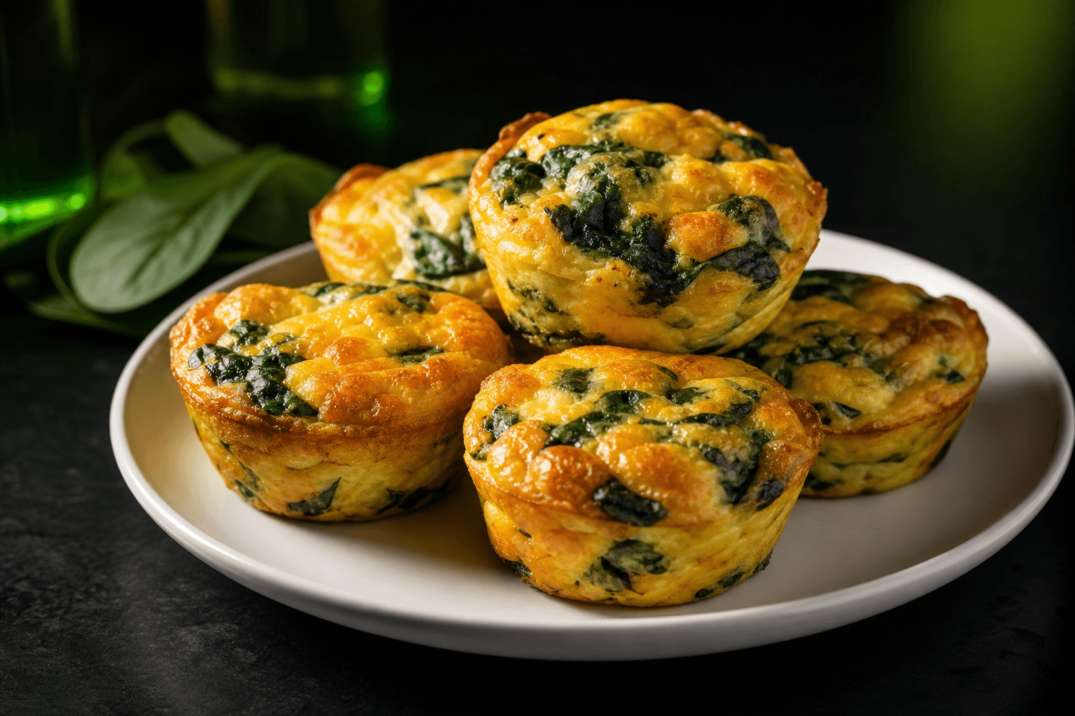 Spinach & Cheese Egg Muffins